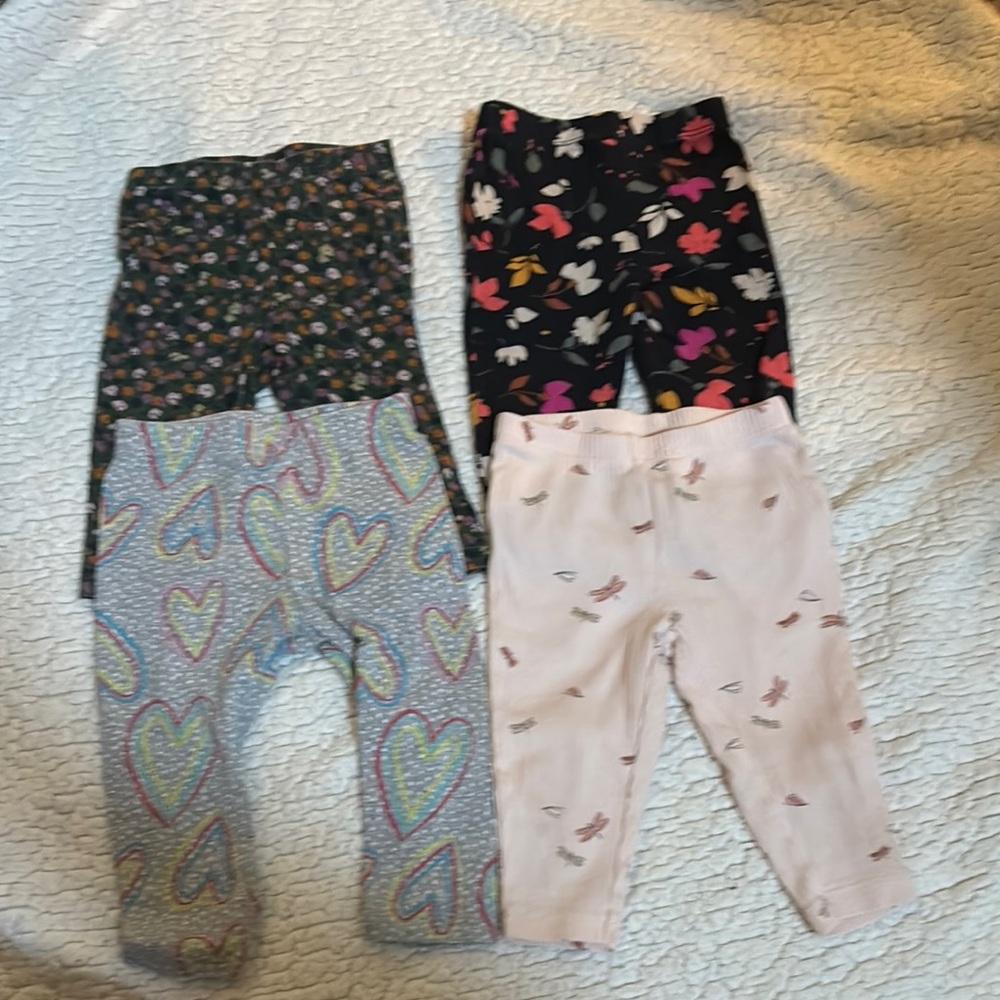Colorful Baby Leggings Set of 4